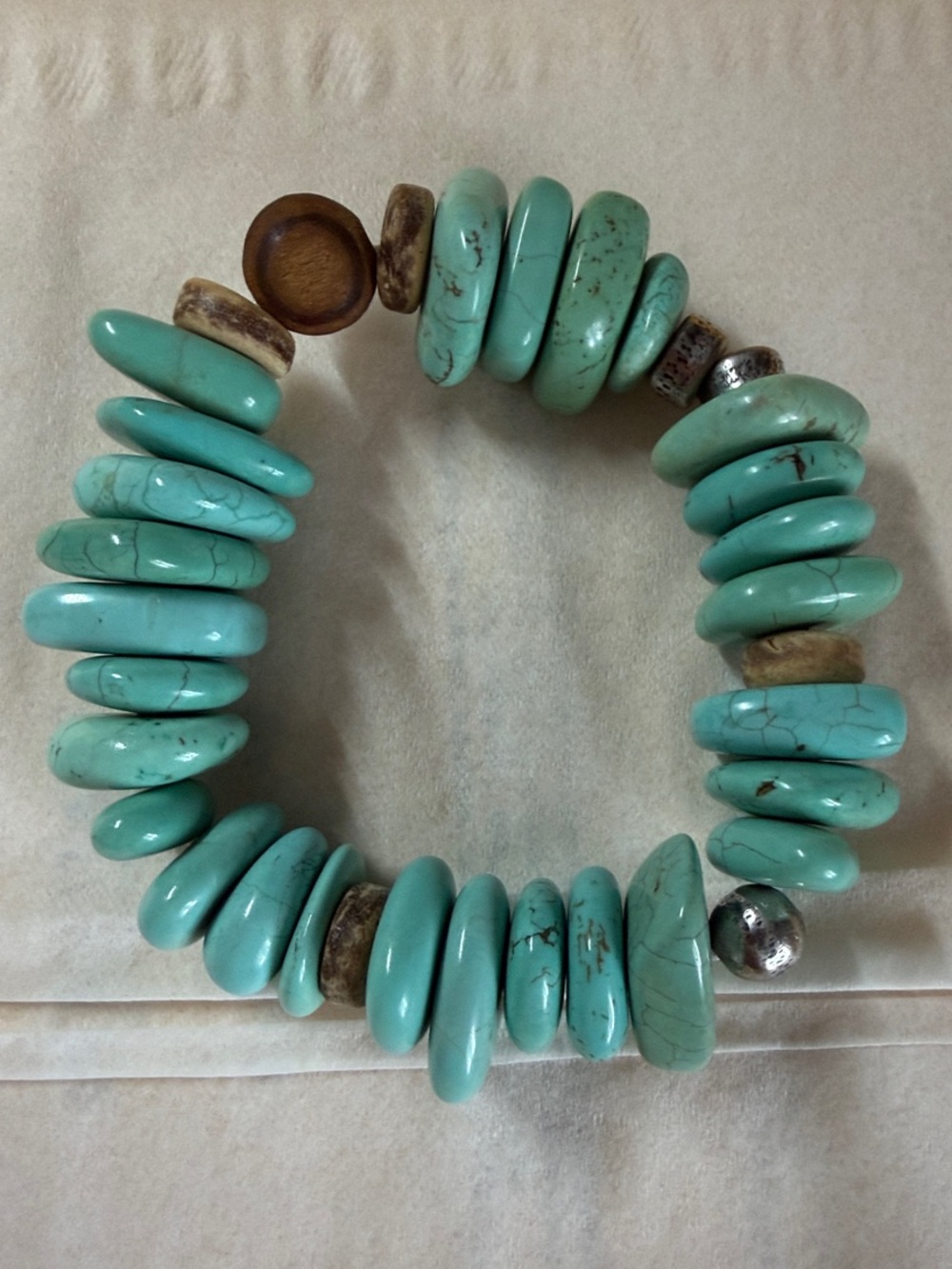 Silpada Turquoise Stretch Bracelet